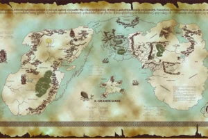 Mapa de Arda (italiano)