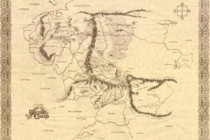 Mapa sepia TM