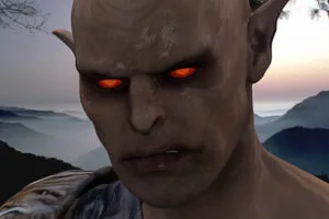 Orco en el ocaso por Elfo_Negro