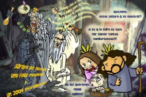 Los tres reyes magos y Gollum por vaninka