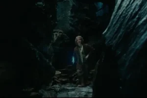Bilbo en los túneles de los Trasgos