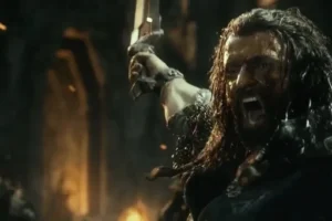 Thorin en la Batalla de Azanulbizar