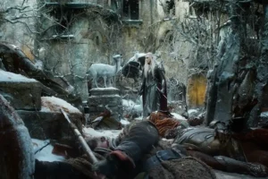 Thranduil rodeado de muerte