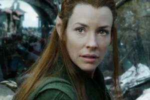 Tauriel en Valle en plena batalla