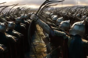 Los arqueros élficos preparados