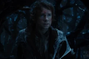 Bilbo persigue a las arañas
