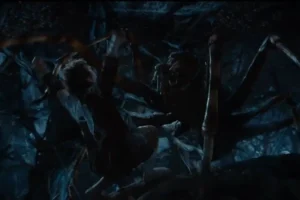 Bilbo, atacado por una araña4