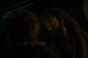 Thorin y Bilbo en Erebor