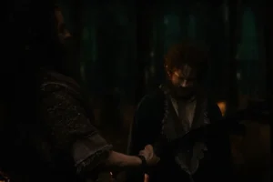 Thorin amenaza a Bilbo en Erebor
