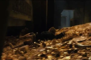 Bilbo consigue huir