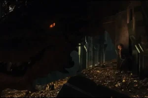 Smaug y Bilbo