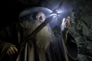Gandalf investiga las Tumbas de los Nazgul