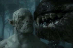 Azog y el Wargo de Bolgo