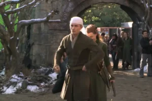 Orlando Bloom y Evangeline Lilly en Valle