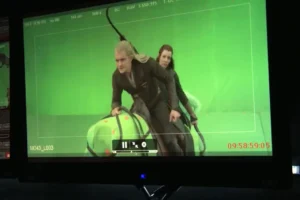 Orlando Bloom y Evangeline Lilly