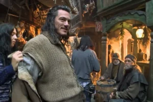 Luke Evans en Esgaroth