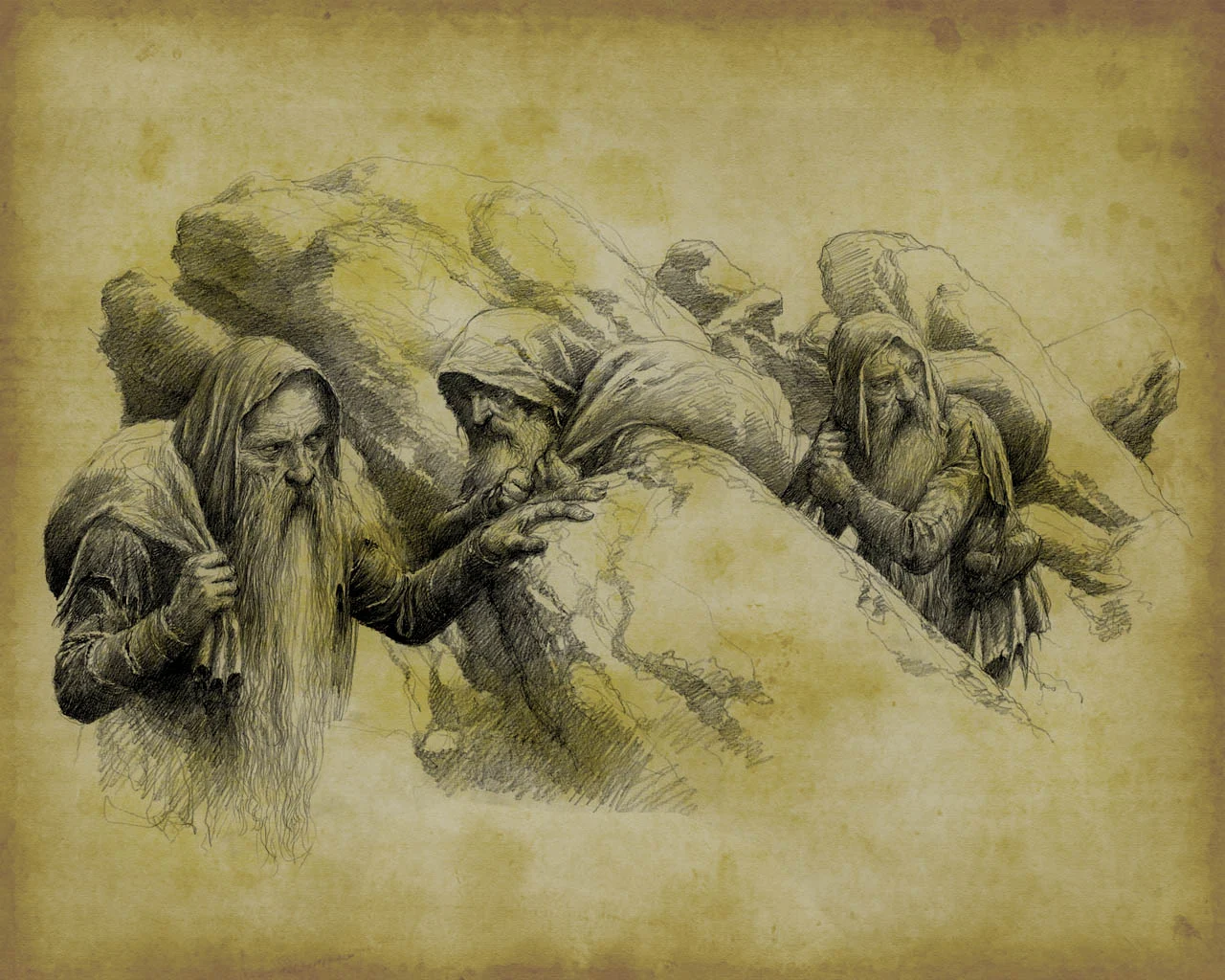 Los enanos mezquinos, de Alan Lee