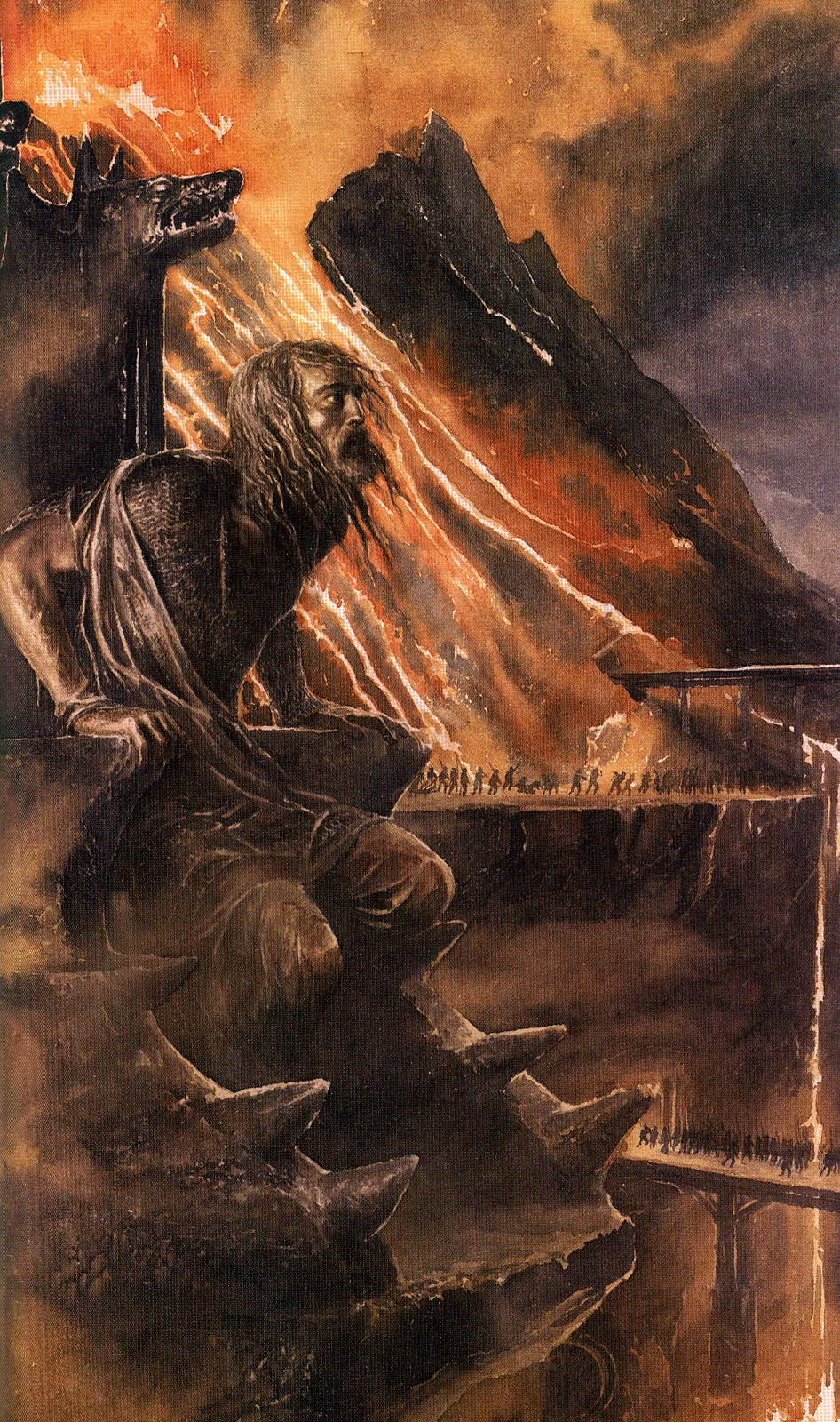 «Las palabras de Húrin y Morgoth», de Alan Lee