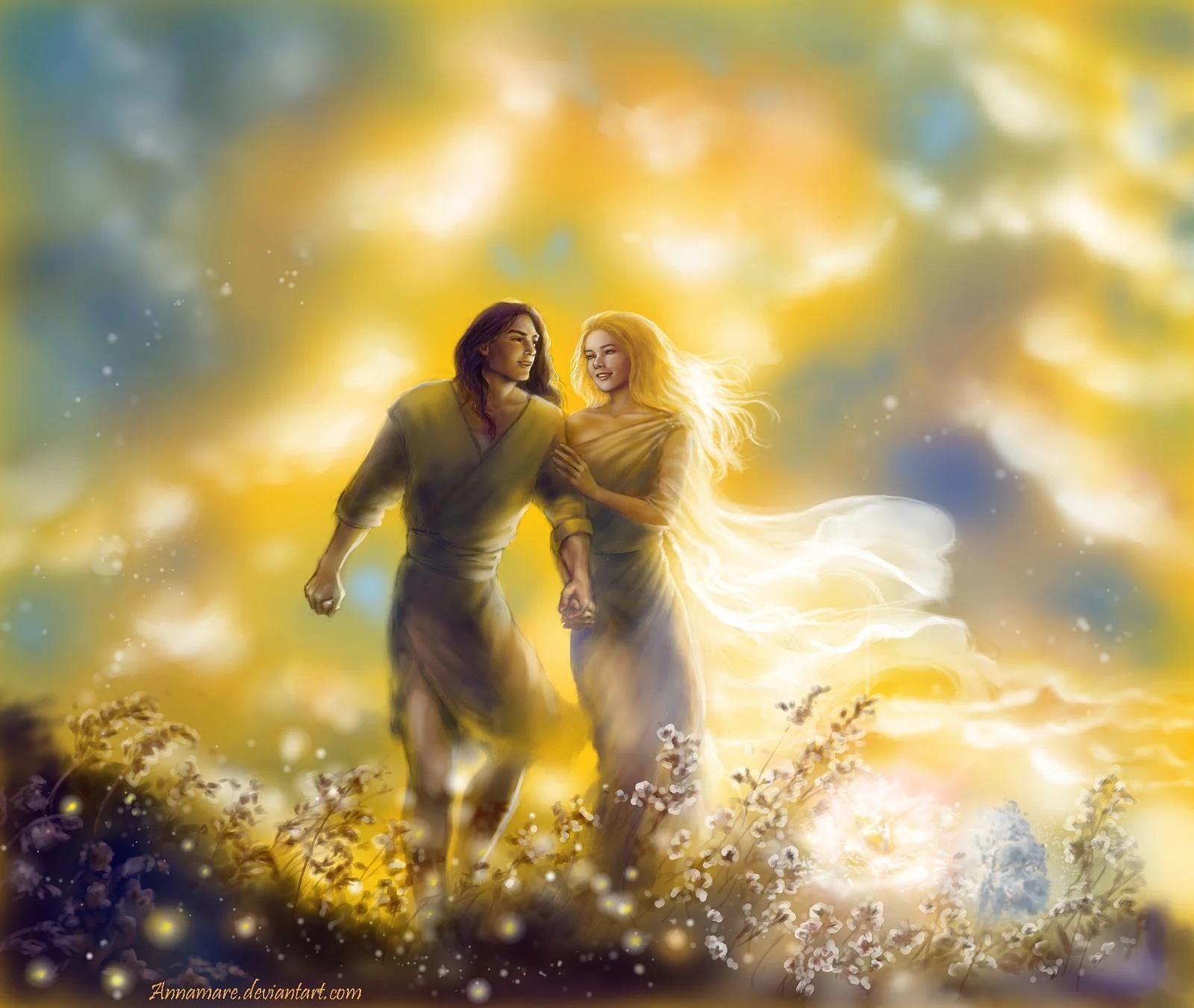 Finwë e Indis, por Alystraea