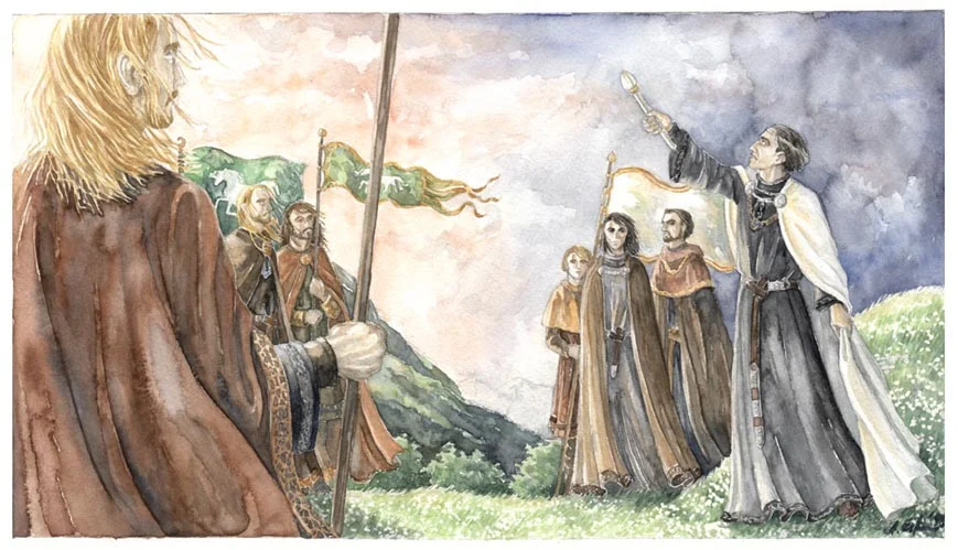 El juramento de Cirion y Eorl, por Anke Eißmann