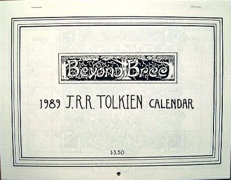 Calendario «Beyond Bree 1989 J.R.R. Tolkien»