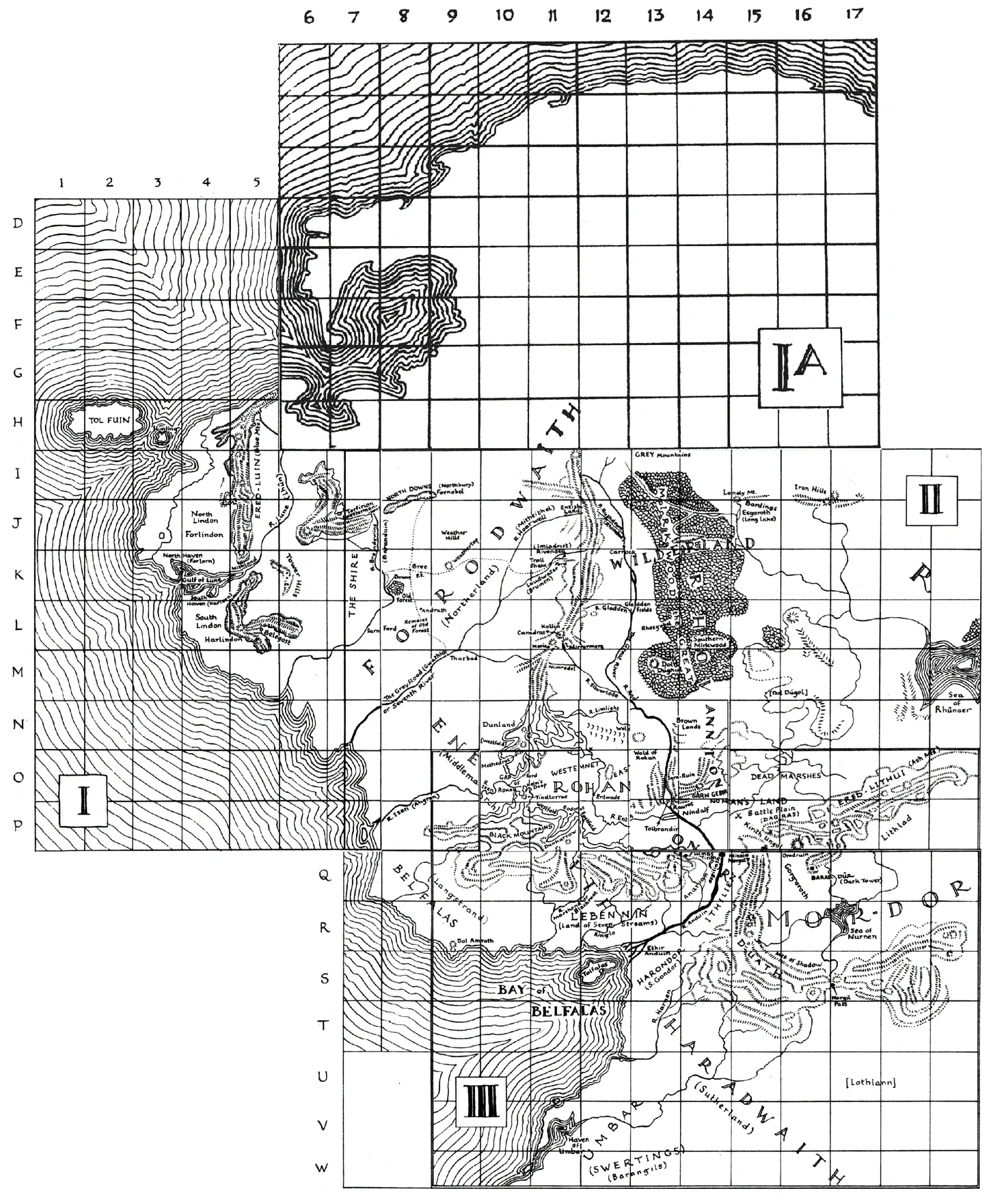 «El primer mapa de El Señor de los Anillos», de Christopher Tolkien.
