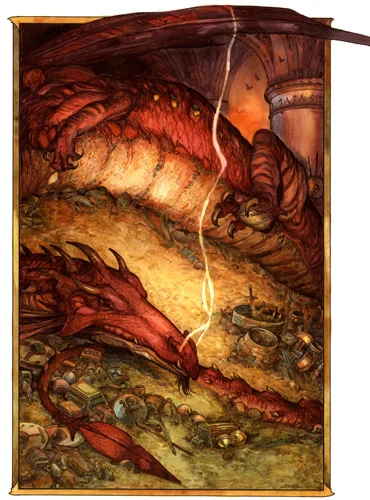 Smaug en El hobbit (cómic)