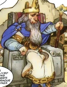 Thrór en El hobbit (cómic)
