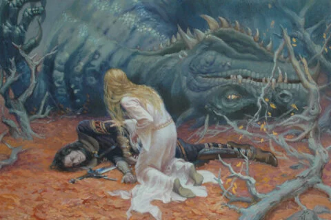 Elena Kukanova - The Death of Glaurung