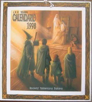 Calendario de J. R. R. Tolkien de 1998 (encuadernación italiana con cola)