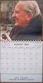 Calendario de 1990 «J.R.R. Tolkien: el amo de la Tierra Media»