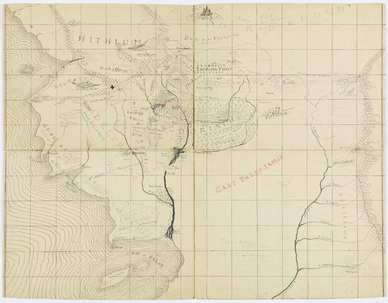 El segundo mapa del «Silmarillion»