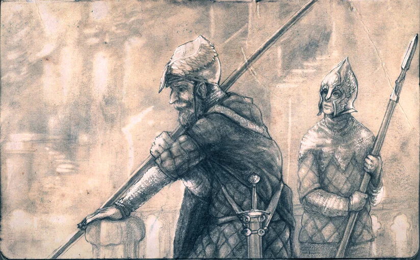 Guardias en Minas Tirith