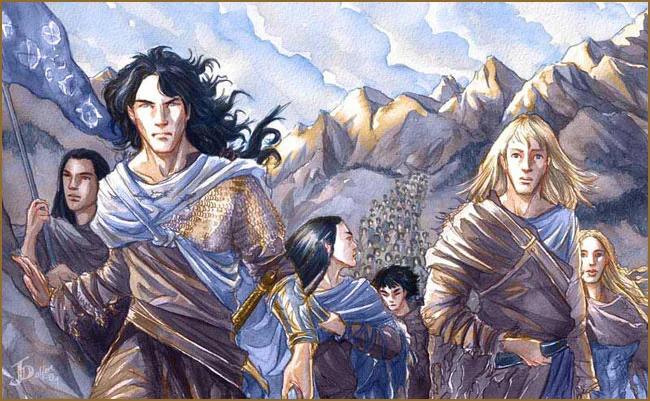 La llegada de Fingolfin, por Jenny Dolfen