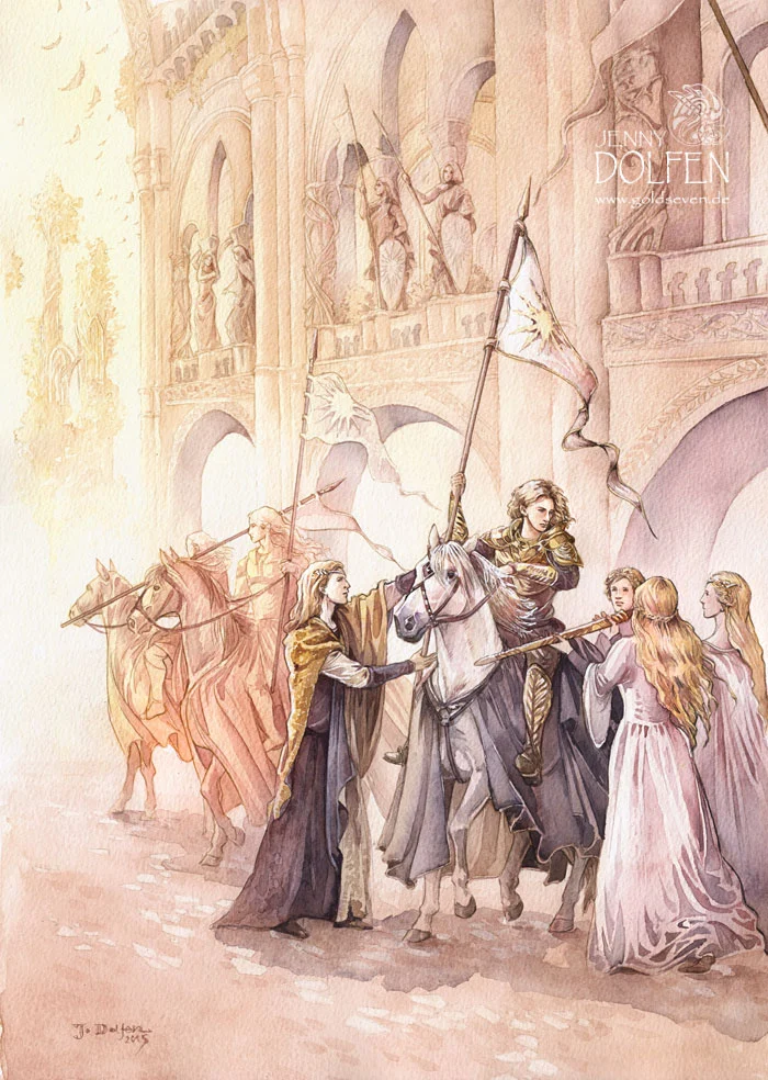 «Los Vanyar parten a La Guerra», de Jenny Dolfen