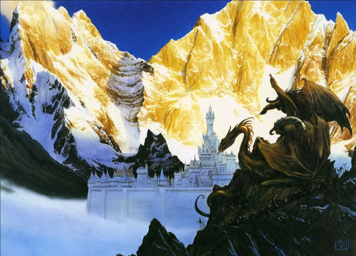 Las fuerzas de Morgoth ante Gondolin, por John Howe