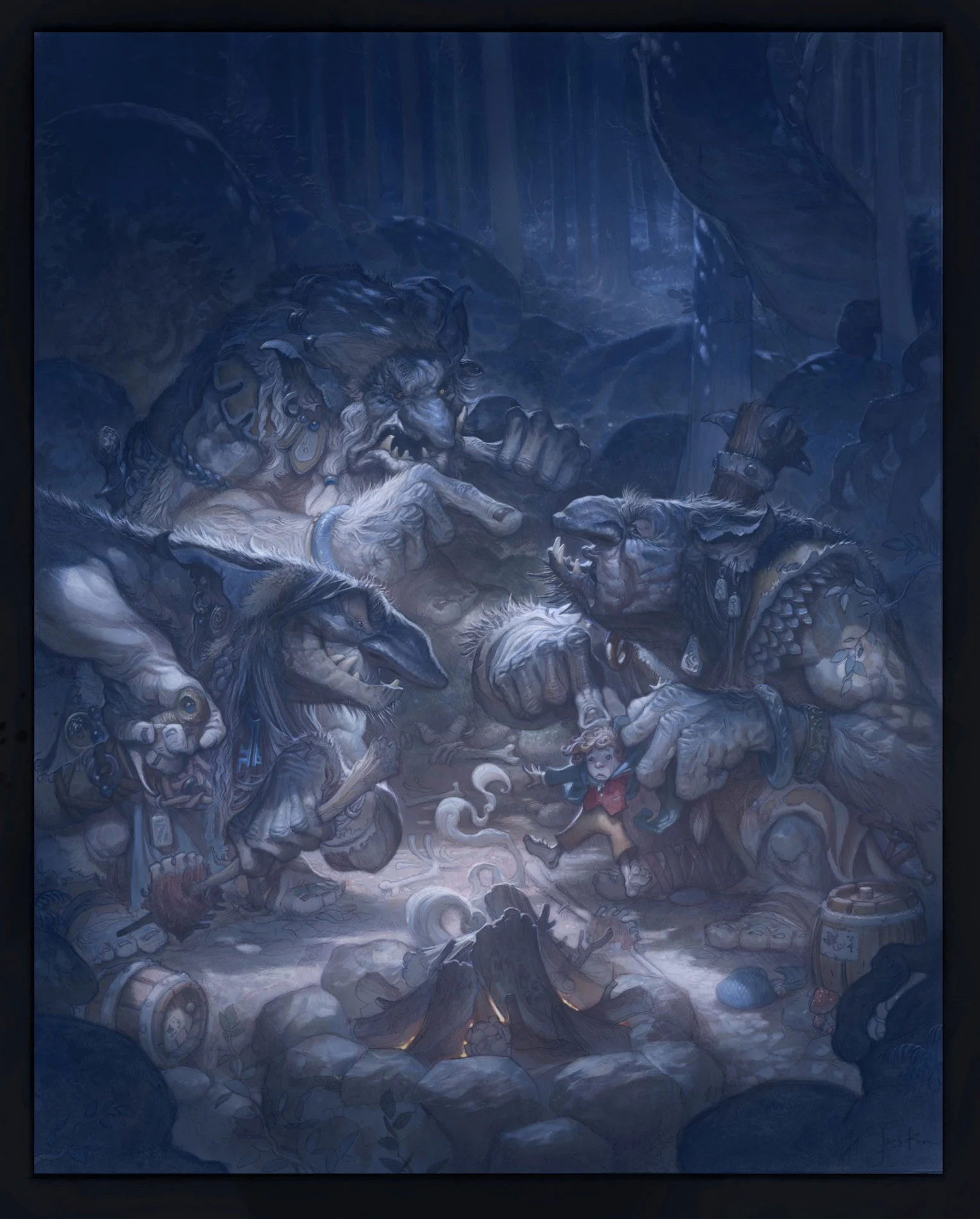 «Bilbo y los tres Trolls», de Justin Gerard