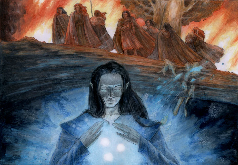 Feanor y sus hijos, por Lída Holubová