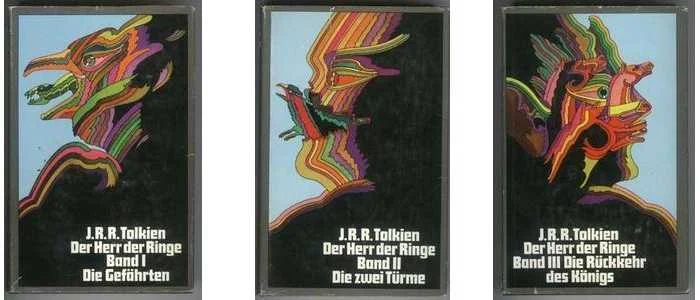 La primera edición alemana de *El Señor de los Anillos*, 1969/70