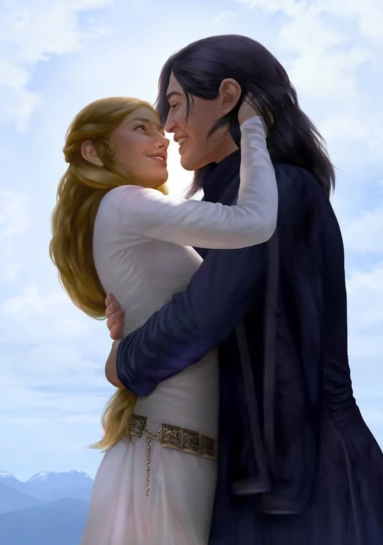 Éowyn y Faramir, por Magdalena Olechny
