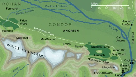 Mapa de Anórien
