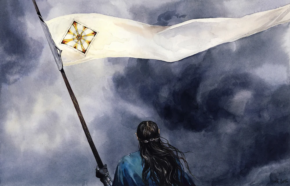 Un miembro de la Casa de Finarfin, por Marya Filatova
