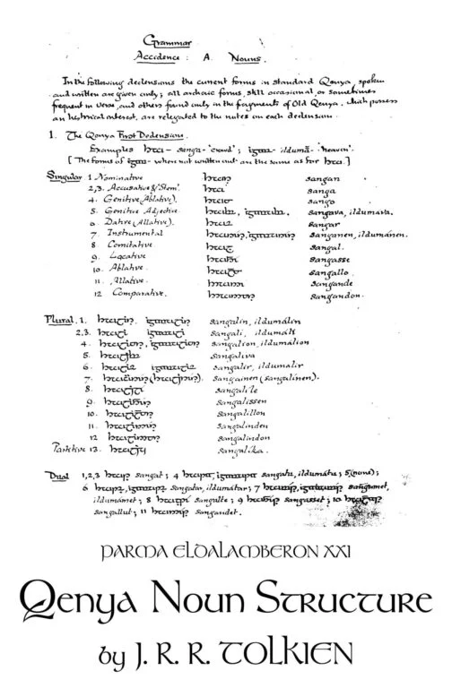 Parma Eldalamberon 21