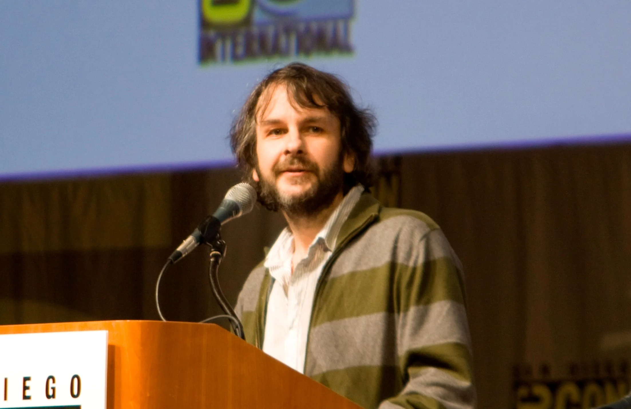 Peter Jackson en la Comic-Con de San Diego en 2009