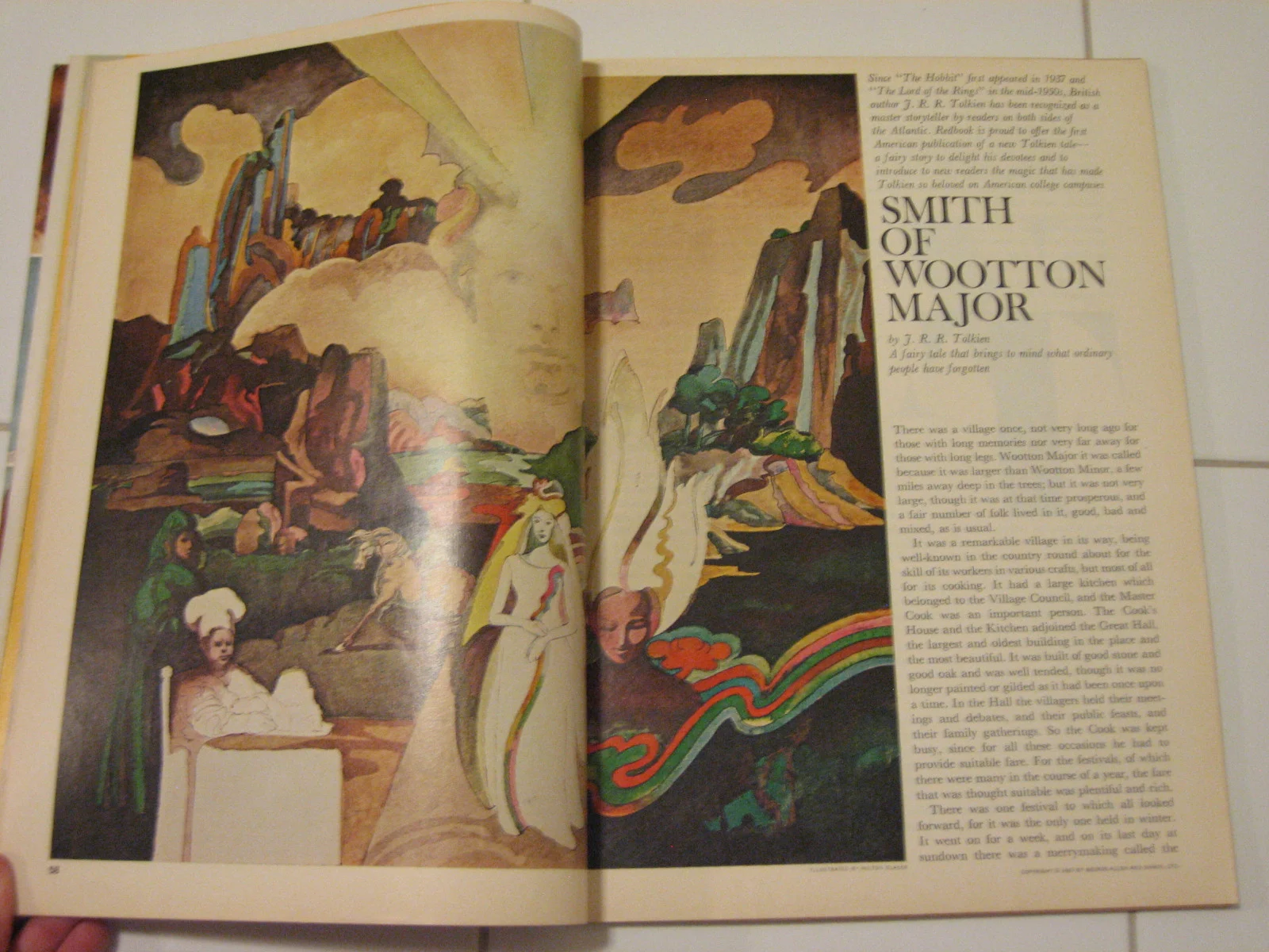Primeras páginas de «Smith of Wootton Major»