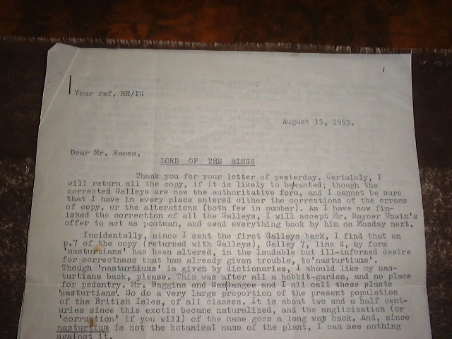Carta a Ronald Eames