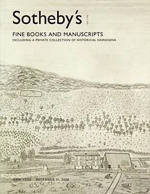 Sotheby’s Fine Books and Manuscripts, 11 de diciembre de 2006