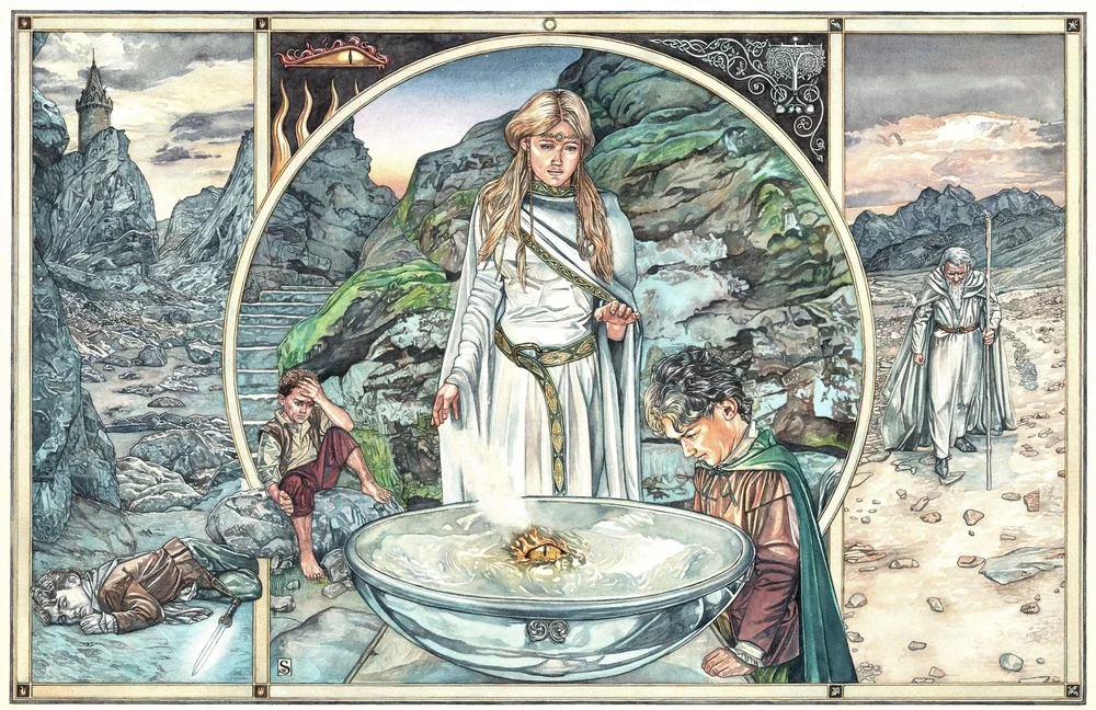 La ilustración del rompecabezas es obra de Stephen Walsh.