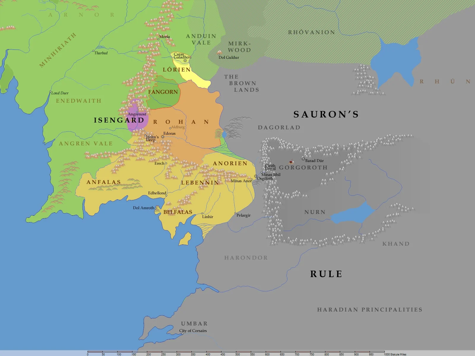 Gondor en el año 3019 de la Tercera Edad