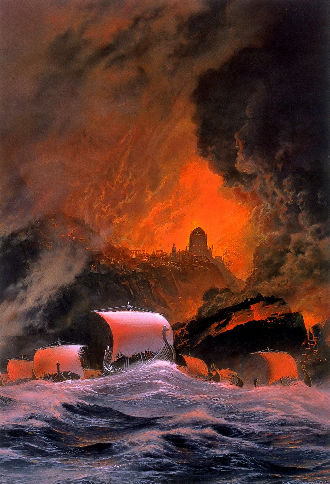 «Las naves de los Fieles», de Ted Nasmith